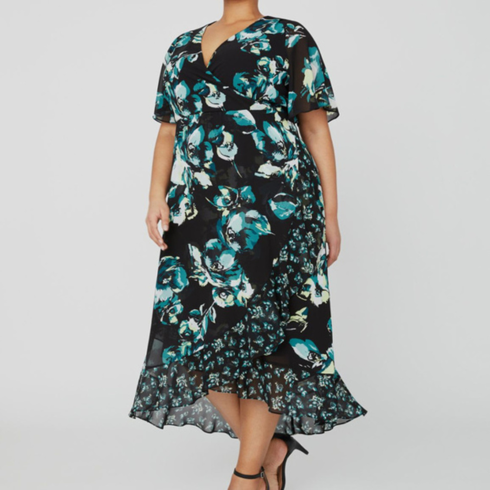 Flutter Posy Midi Dress